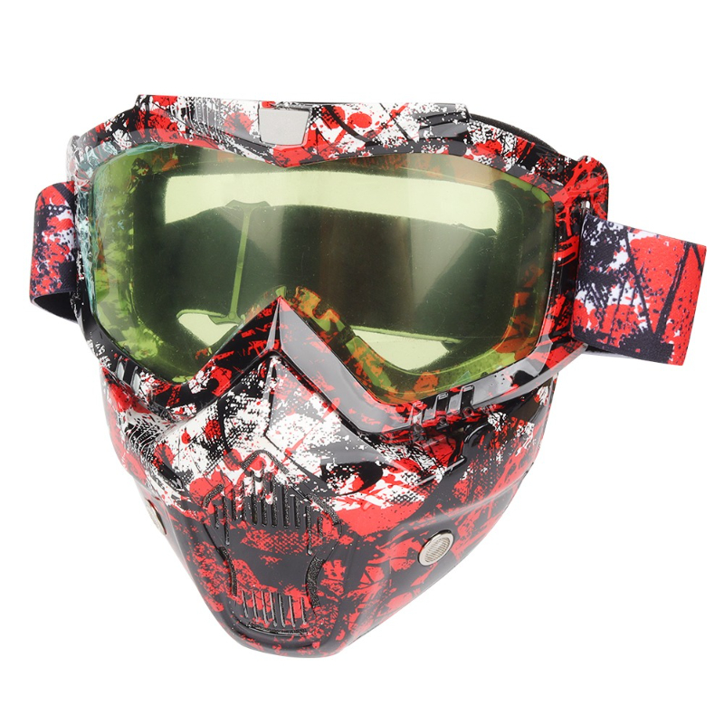 Mountain Biking Helmet - Óculos de motocicleta, máscaras, proteção facial