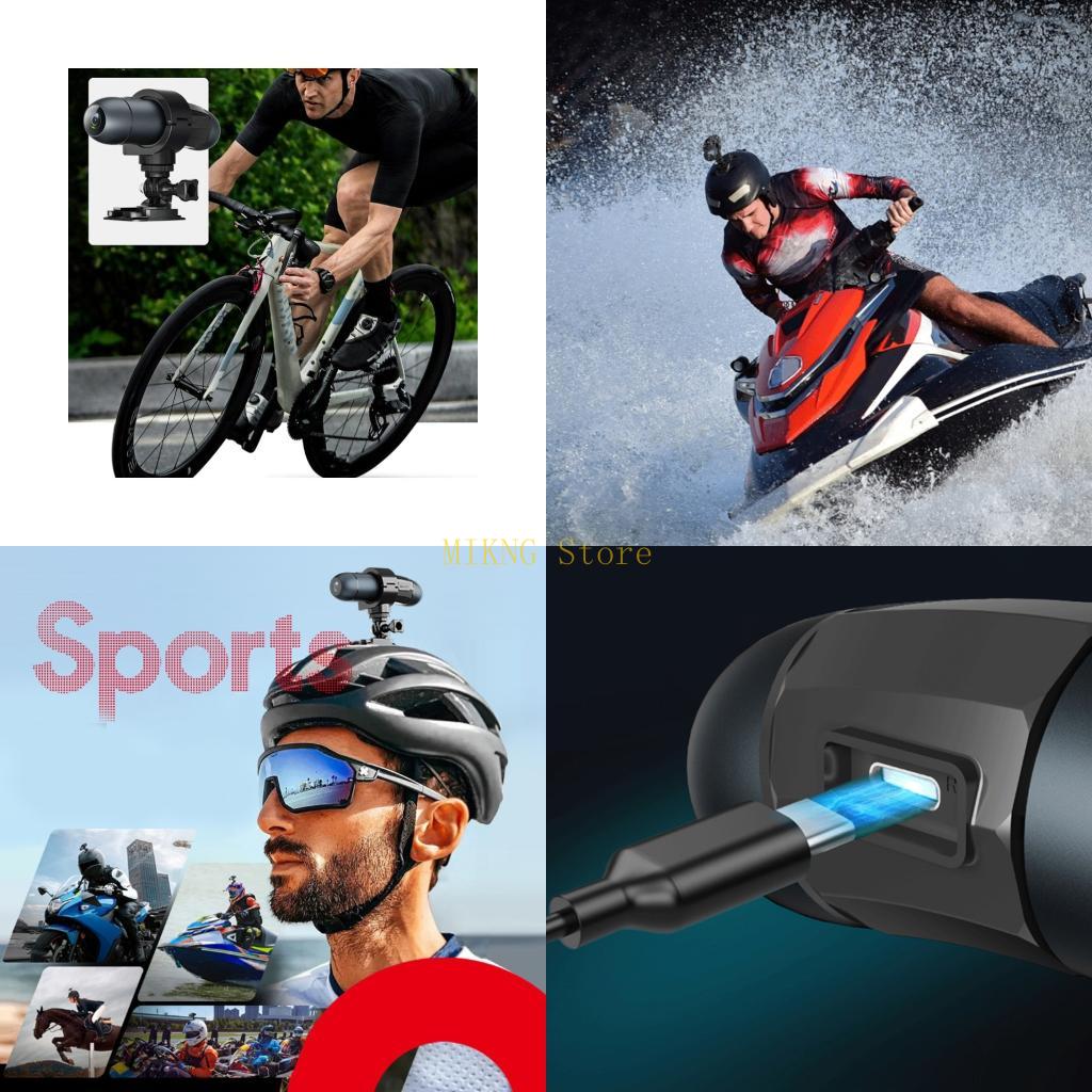 Mountain Biking Helmet - 4k câmera ação ao ar livre