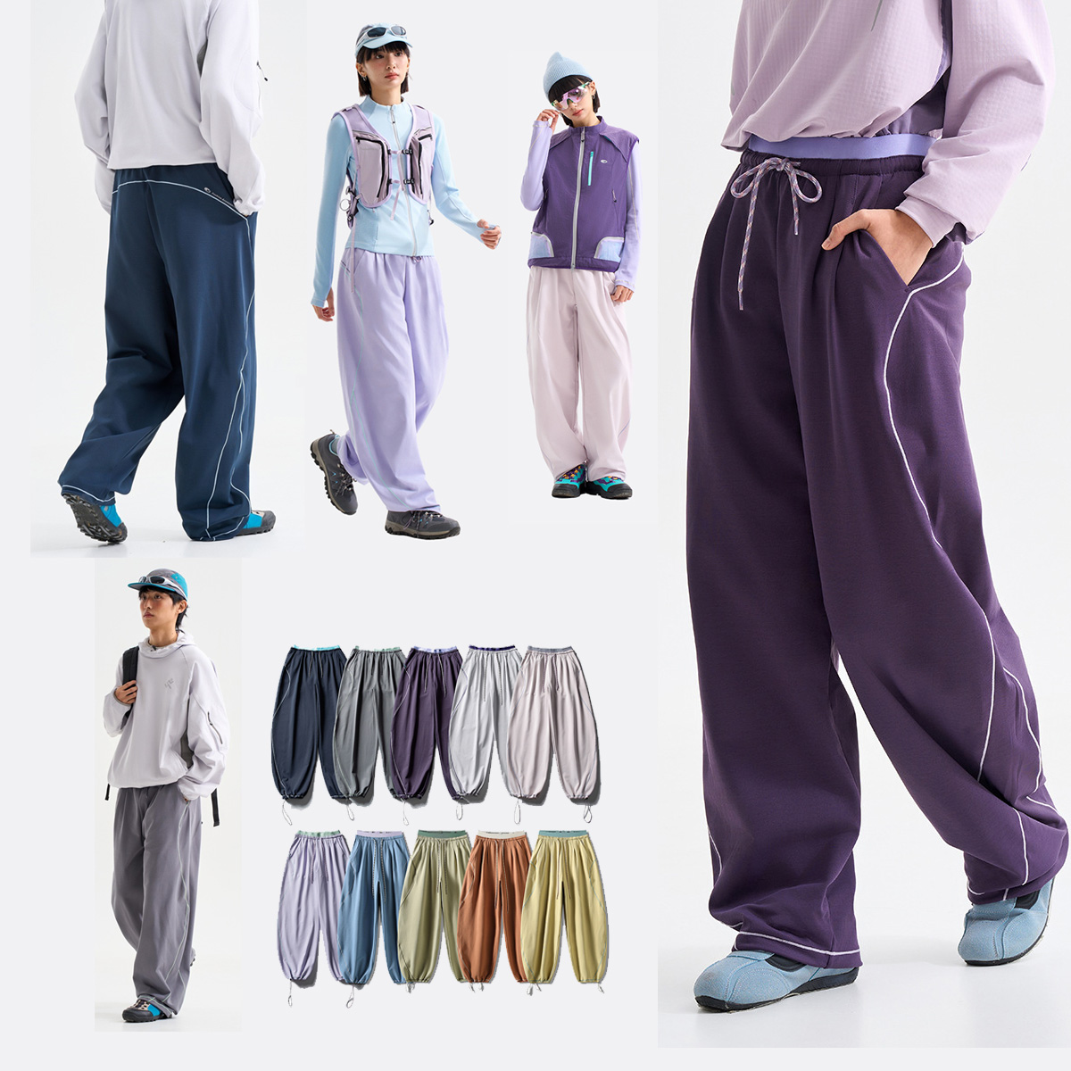 Mountain Biking Pants Women - Calças Esportivas Unissex de Secagem Rápida