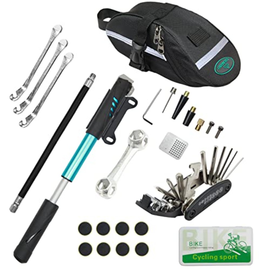 Mountain Biking Kit - Kit de Reparo de Bicicleta Contém