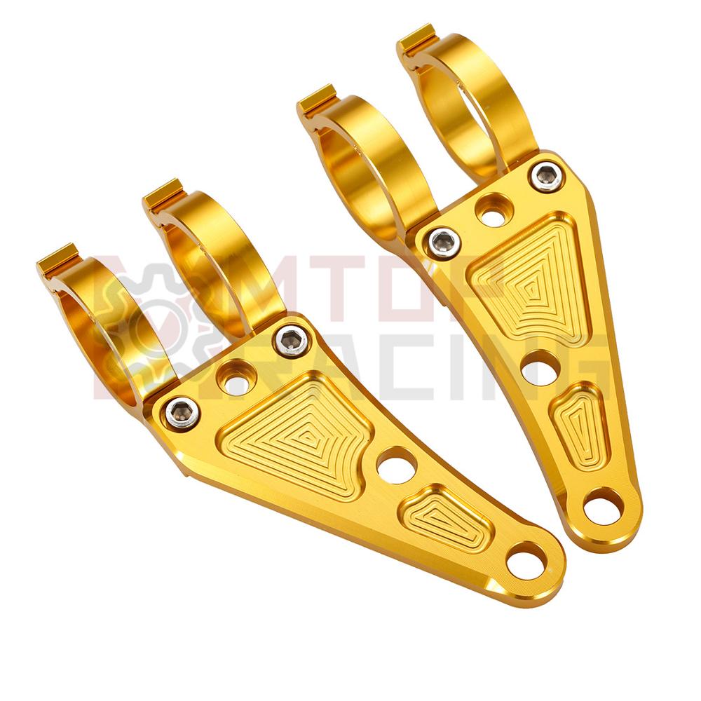 Mountain Biking Derby - Motocicleta CNC Headlight Mount Bracket, Fork
