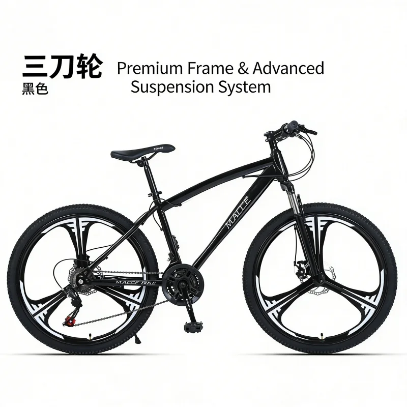 Preto 24 polegadas três facas  - Mountain Biking Gear avaliação e preço
